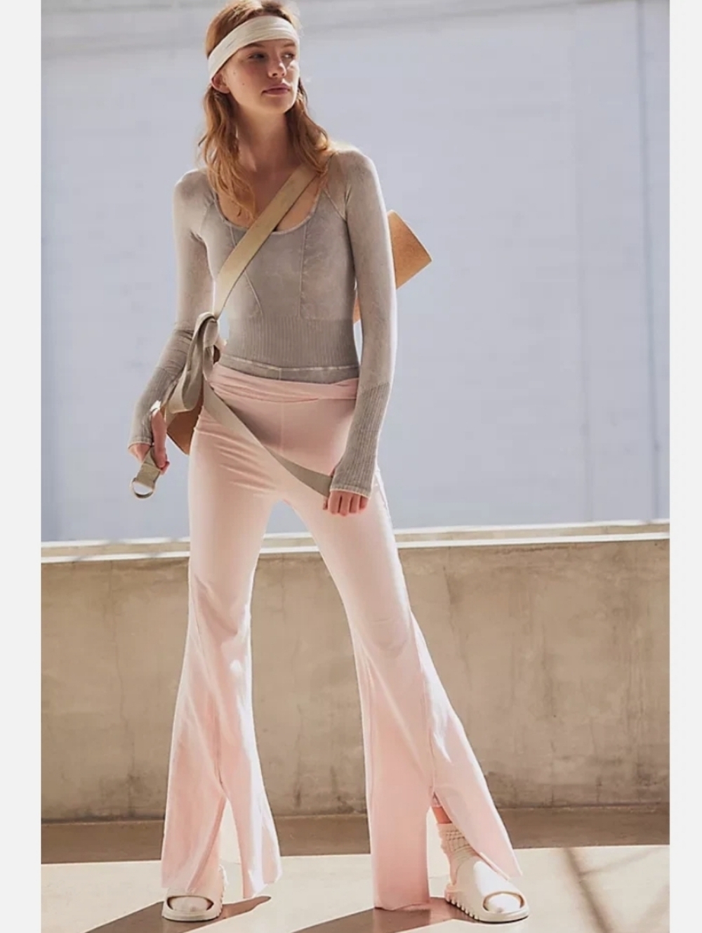 Free People Movement Hot Shot Kick Flare Pants Size M